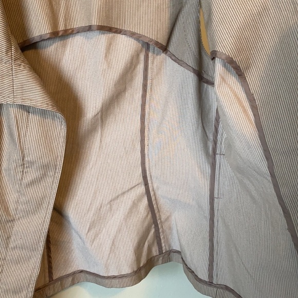 Robert Louis Fitted Stripped Vest W/Hidden Buttons - Picture 11 of 11